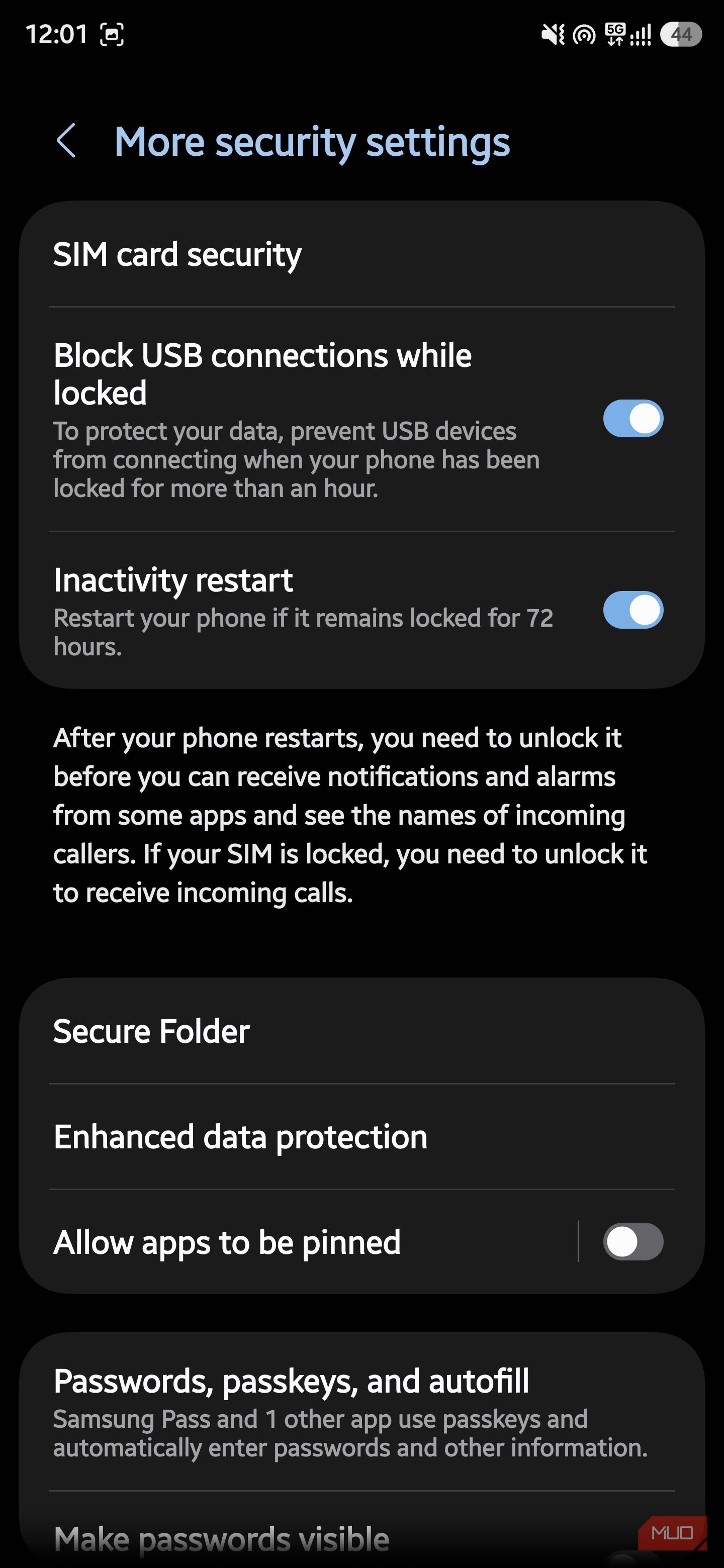 Привязка аккаунта Samsung к защищенной папке