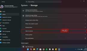 Selecting Disks and volumes in Windows Storage setting-1
