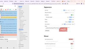 sidebery appearance settings