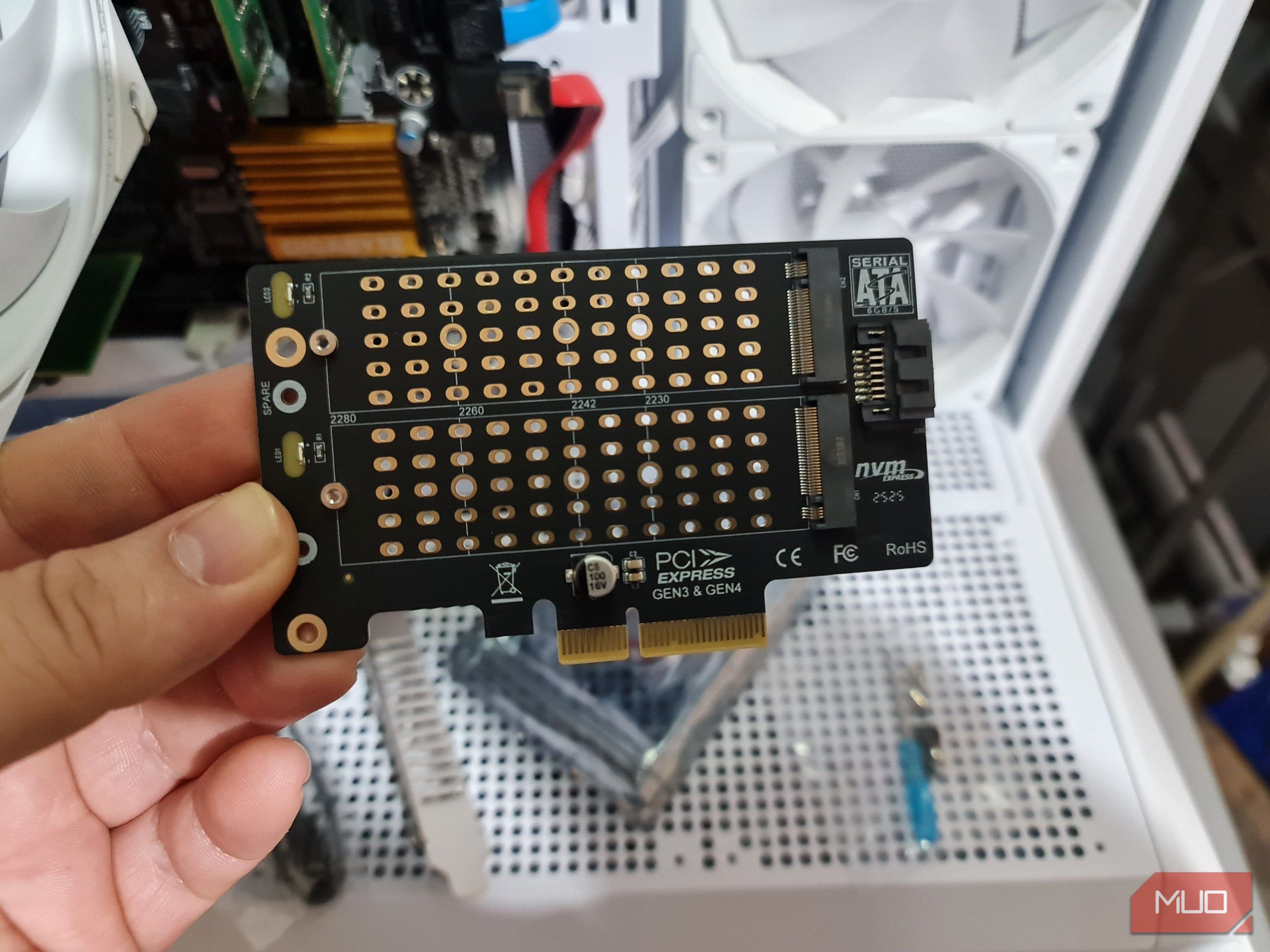 I gave a decade-old PC NVMe storage without replacing the motherboard
