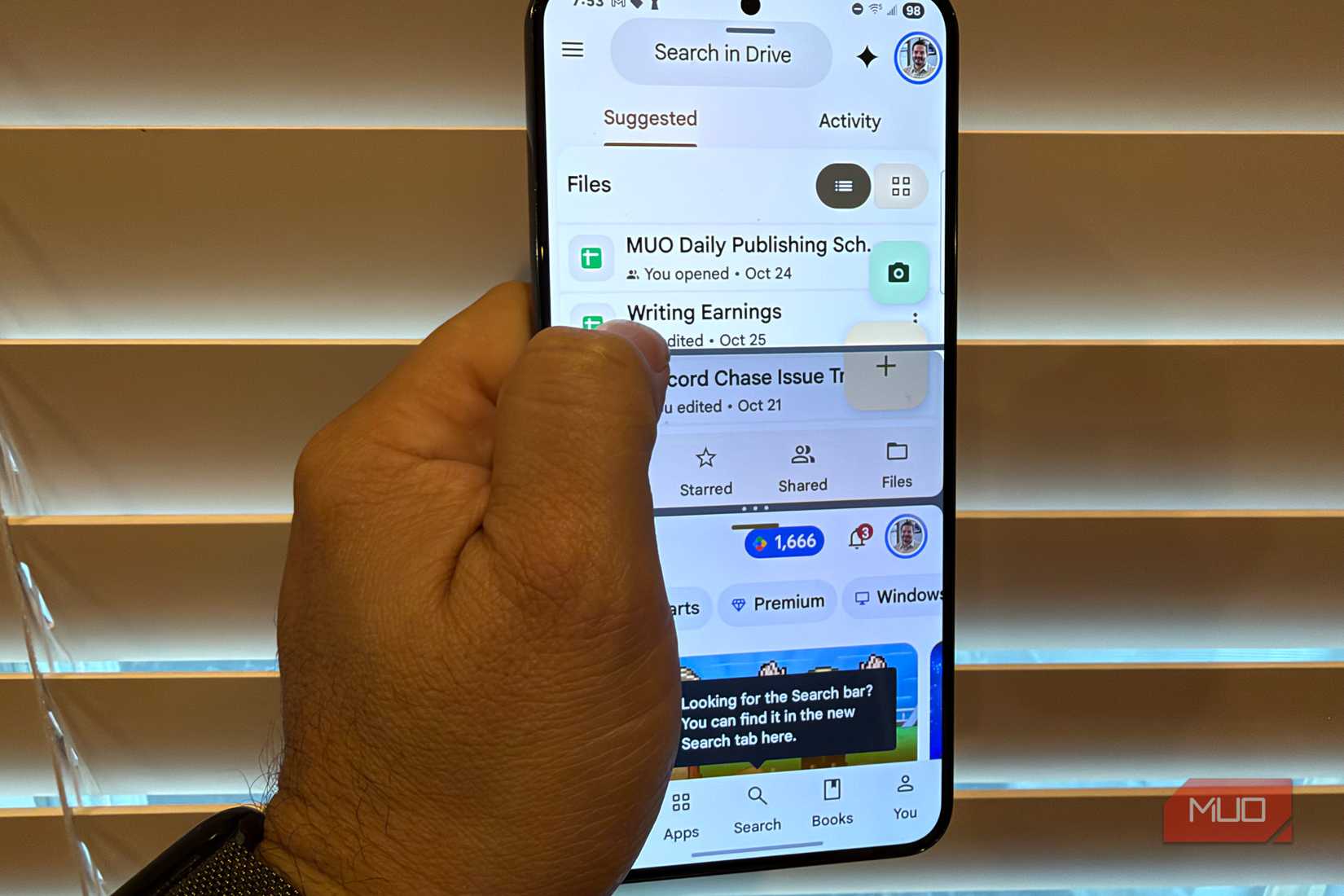 adjusting split view on samsung galaxy