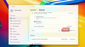 system sound settings microphone device configuration-1