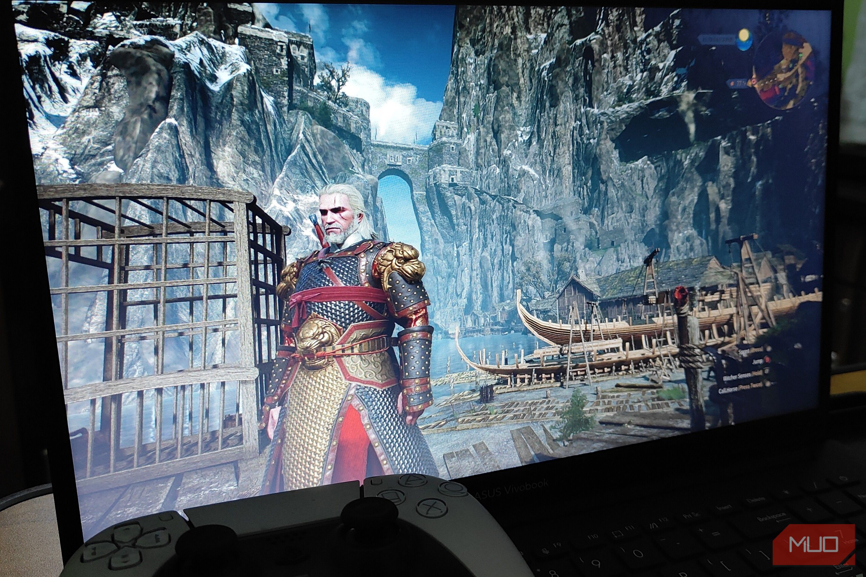 The Witcher 3 gameplay on PC
