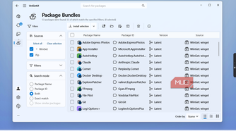unigetui package bundles windows software installation interface