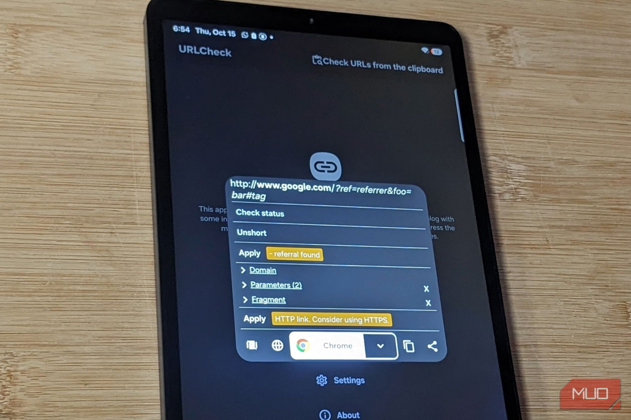 URLCheck Tab A11