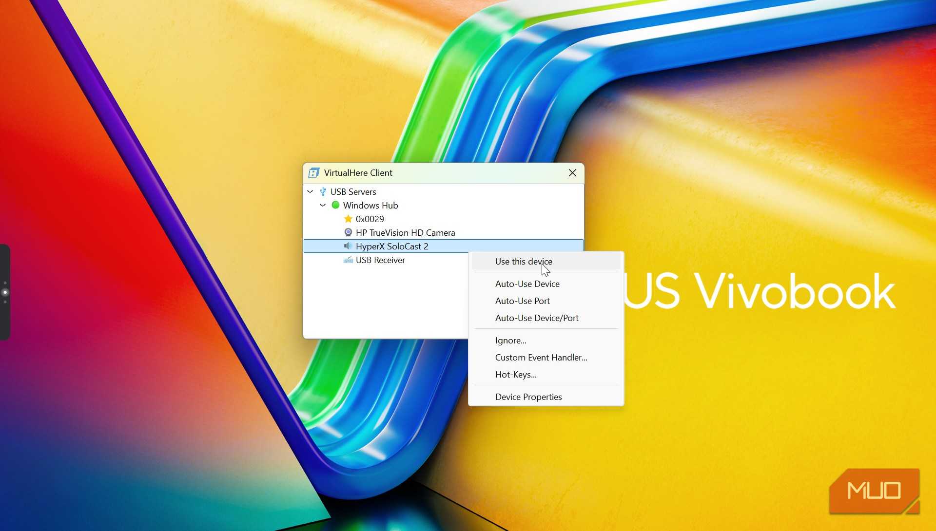 virtualhere client usb device management interface-1