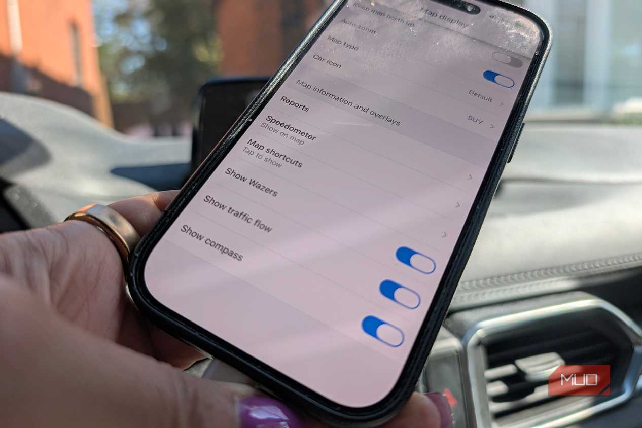 waze map display options