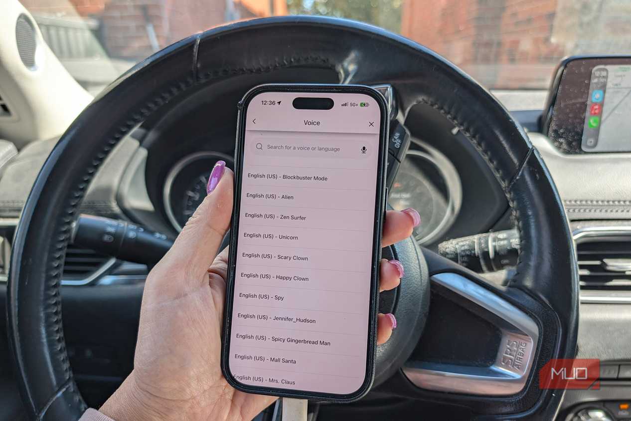 waze voice options