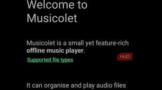 welcome to musicolet