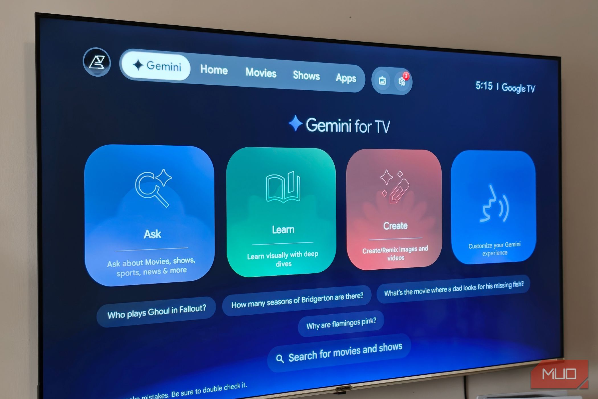 I was skeptical about Gemini on TVs, but now I'm sold