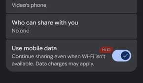 a screenshot of quick share on vivo x300 pro