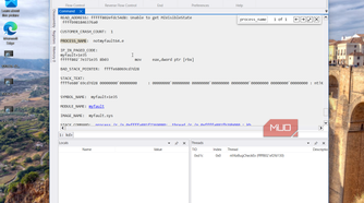 windbg debugger crash dump analysis myfault module error