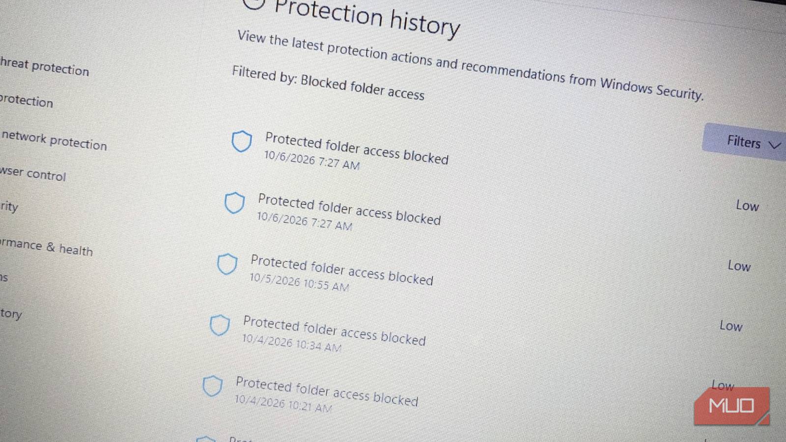Windows built-in ransomware shield switch is off by default, and I ...