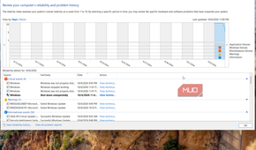 windows reliability monitor system stability index and problem history report-2