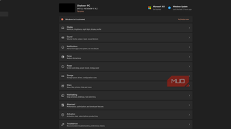 Windows Storage Settings