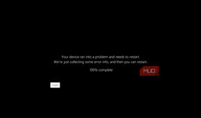 windows system crash error screen collecting diagnostic information
