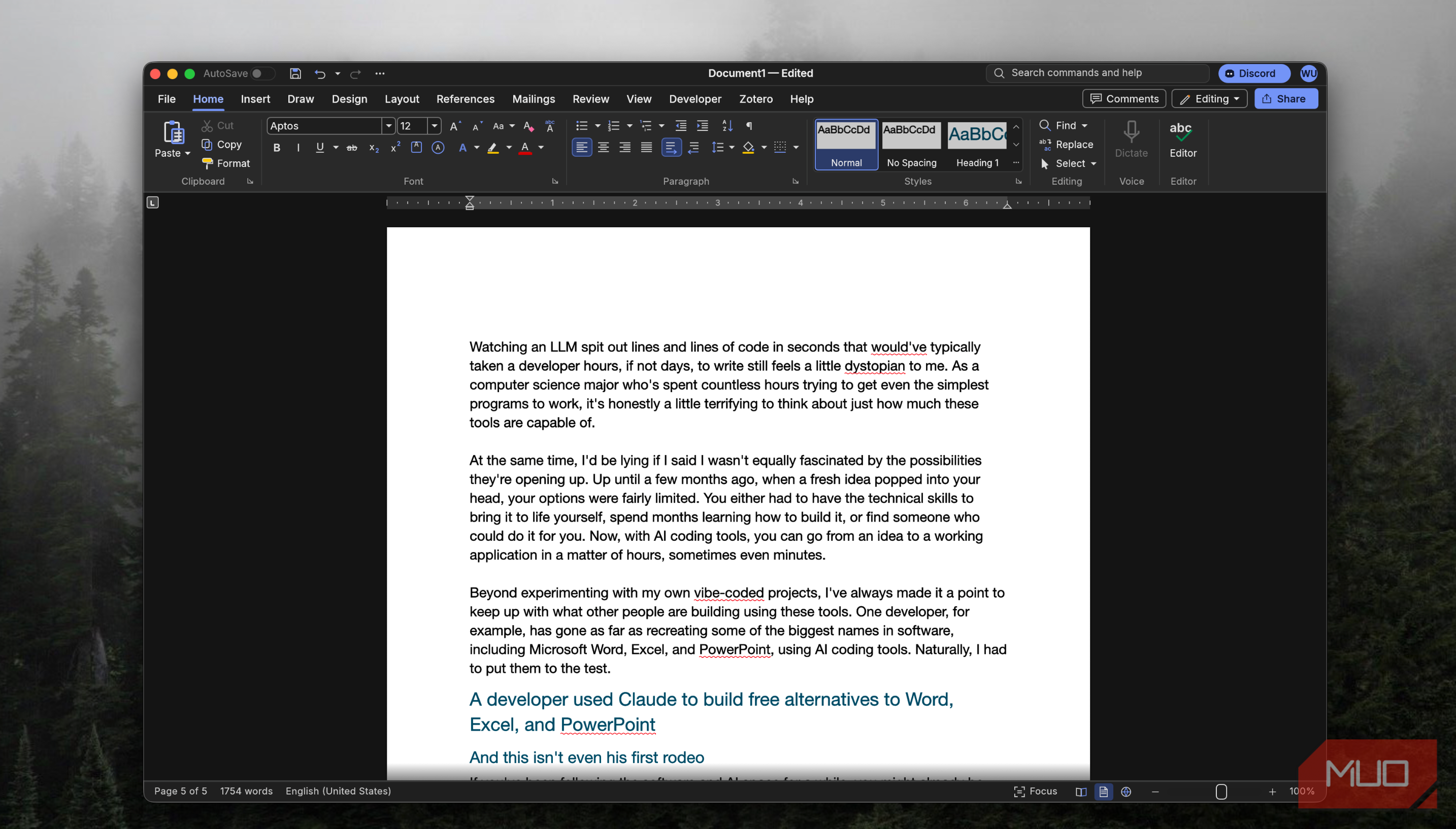 I replaced Word, Excel, and PowerPoint with free vibe-coded apps, and ...