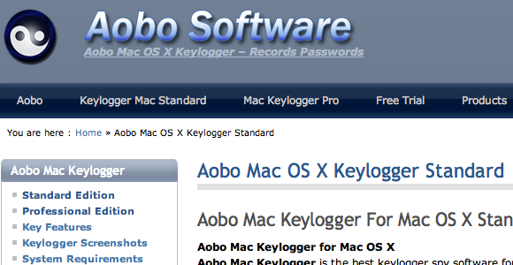 Aobo Mac Os X Keylogger For Mac Professional