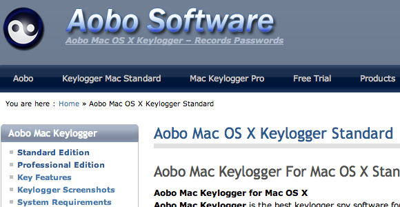 Aobo Mac Os X Keylogger For Mac Professional Aobo Mac Os X Keylogger For Mac Professional