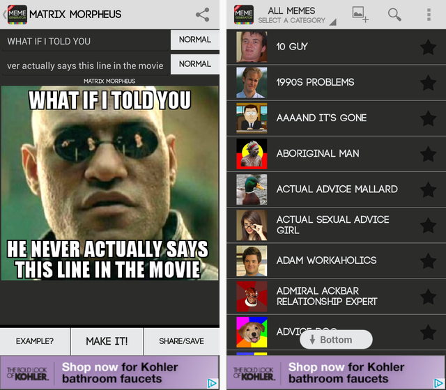 3 Great Android Tools To Make Memes On The Go Makeuseof