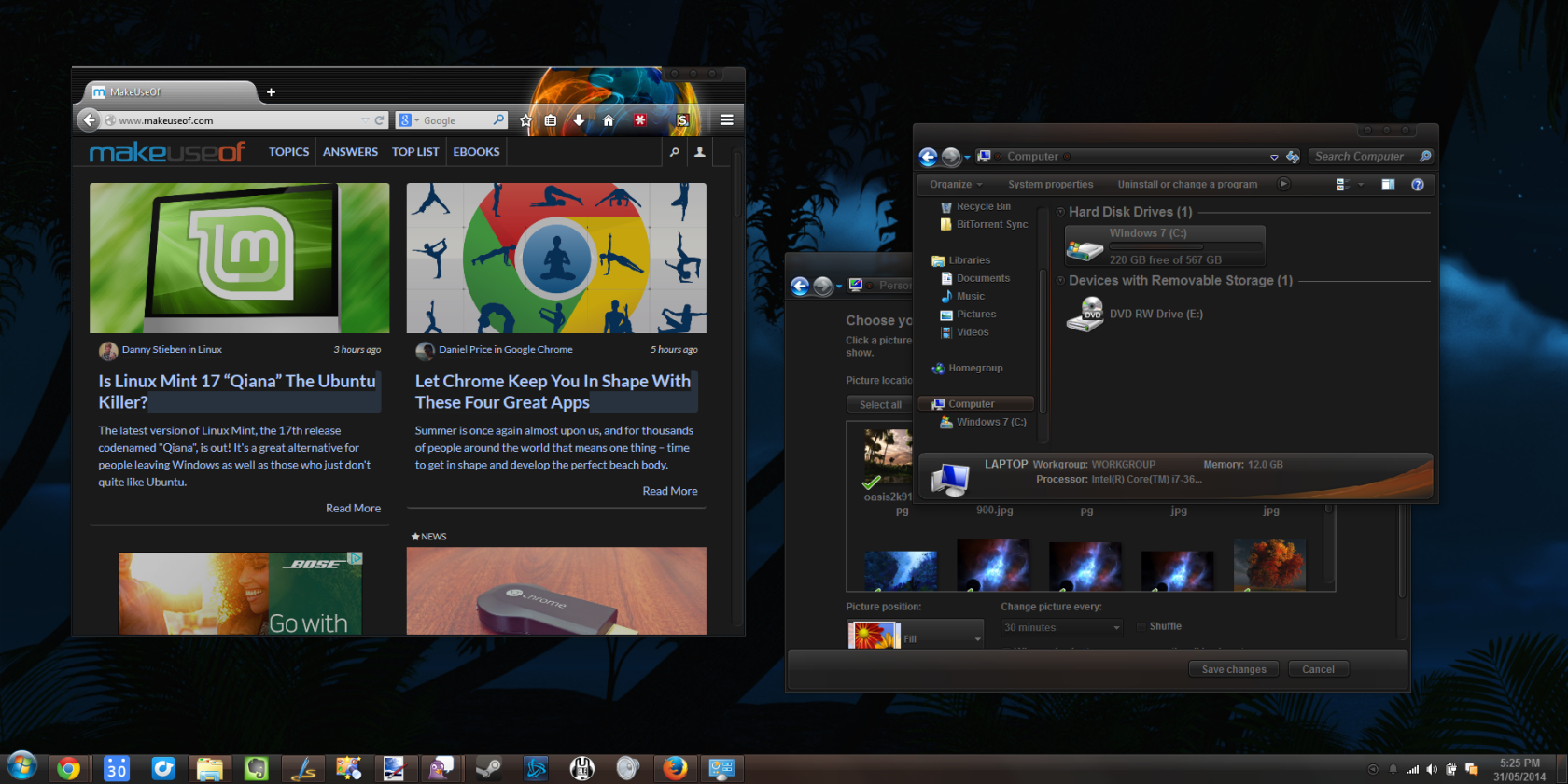 Windows dark edition v7