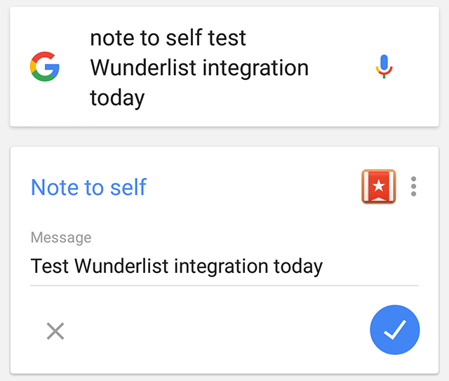 google home wunderlist integration