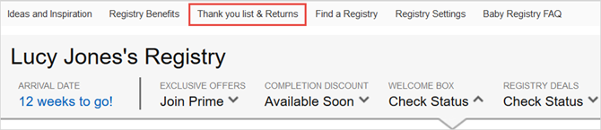 amazon baby registry discount