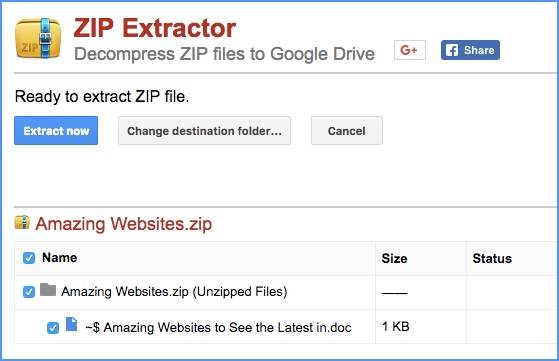 How To Unzip Zip Files In Google Drive Without Downloading Them First