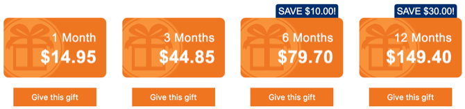 how do i buy an audiobook as a gift