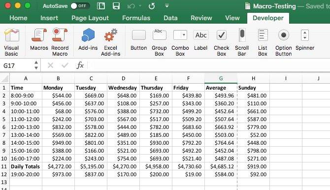 Use Macros In Excel On Mac To Save Time And Do More Makeuseof