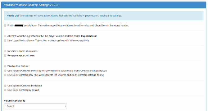 7 Useful Ways To Control Youtube Video Volume Makeuseof - how to change sensitivity for new updated roblox youtube