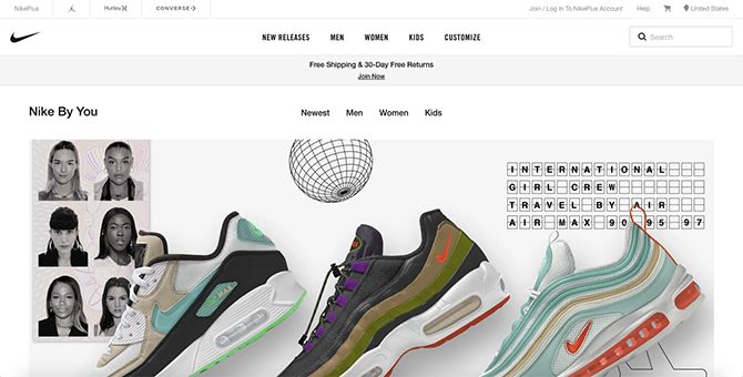 design your own shoes website