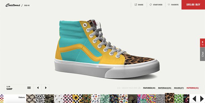 custom sneakers website