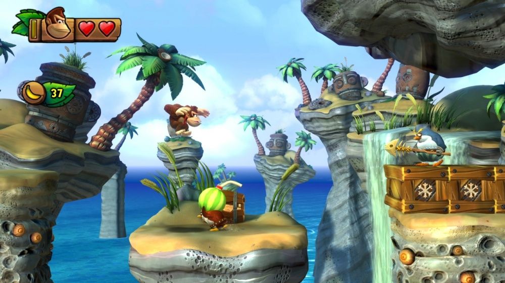 DK Country Tropical Freeze Screenshot - Giochi 2D e giochi 3D: quali sono le differenze?