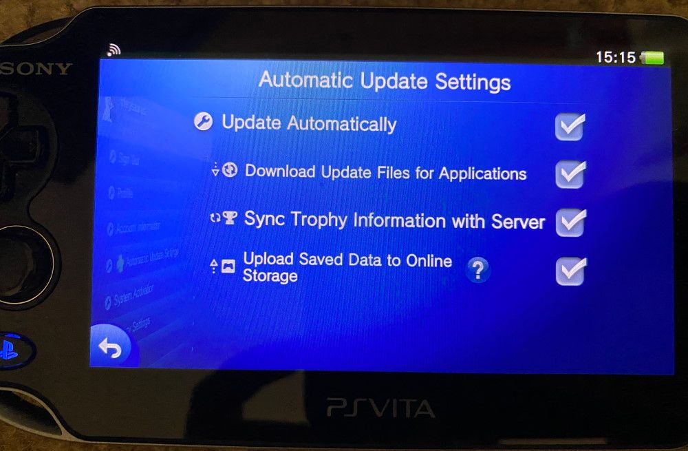 PS Vita Automatic Background Update - Come proteggere i salvataggi di gioco su qualsiasi sistema