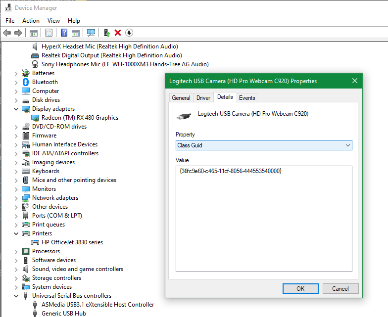 Windows Class GUID Device Manager - Correggi l’errore “Questo dispositivo non può essere avviato, codice 10” in Windows