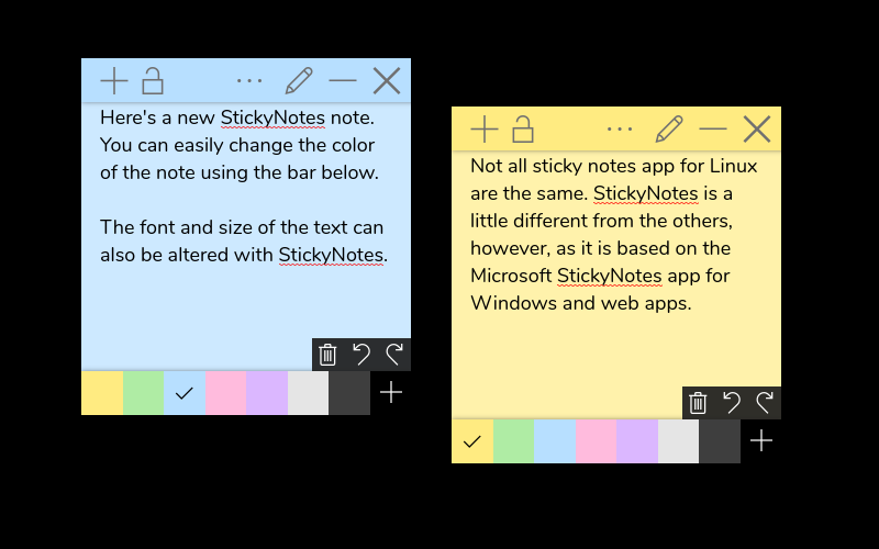 Die 6 besten Haftnotizen-Apps für Linux - muo linux sticky notes stickynotes