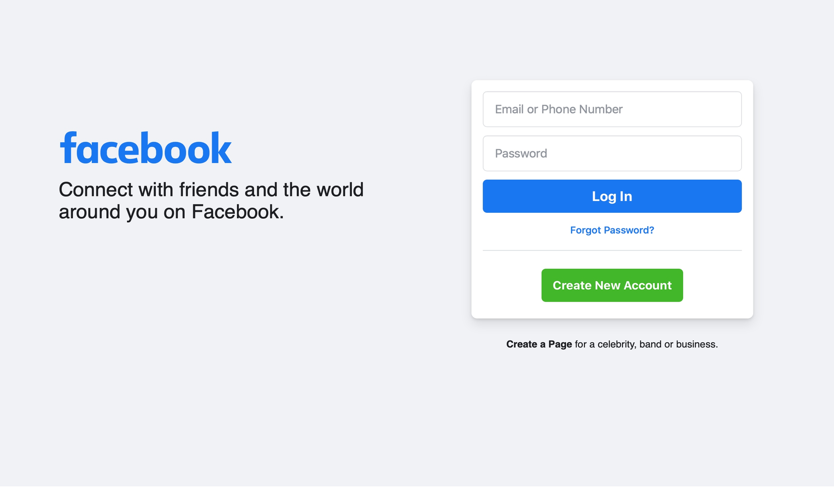 So erstellen Sie ein anonymes Facebook-Profil (und warum sollten Sie) - Screenshot Facebook Create Account Page