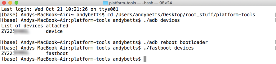 fastboot devices 1 - Come utilizzare ADB e Fastboot su Android (e perché dovresti)