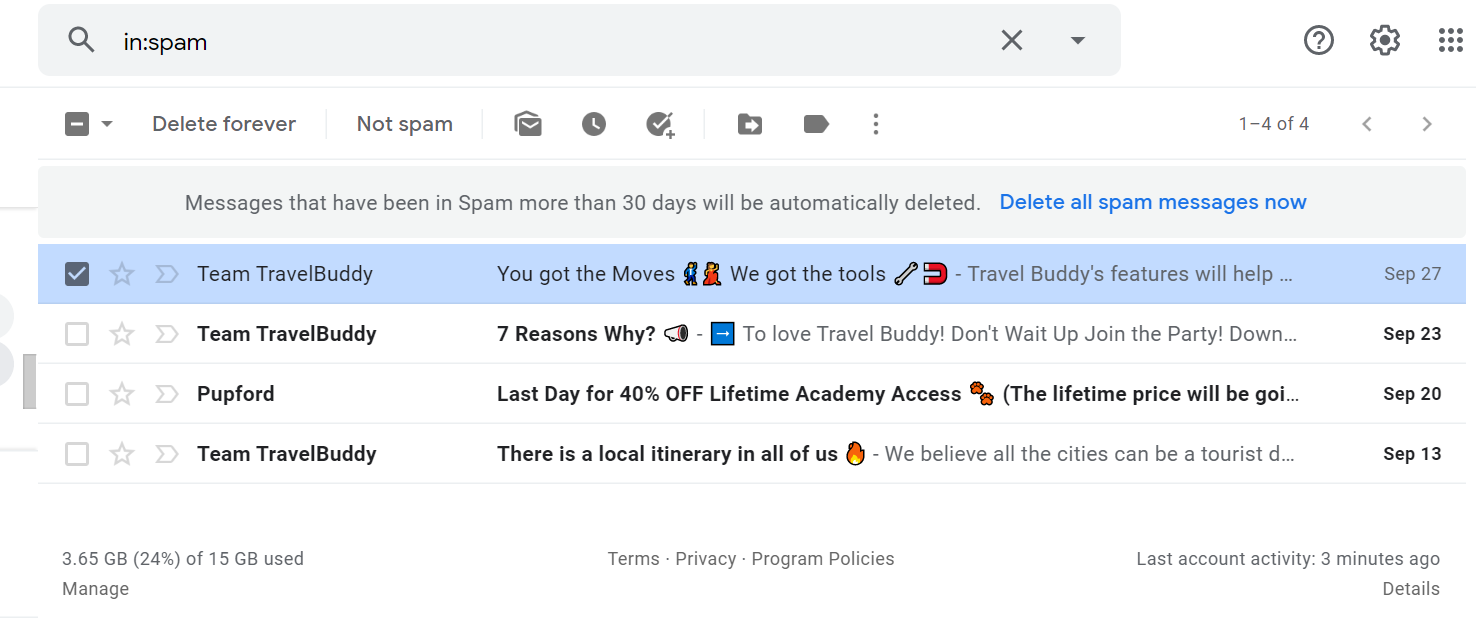Why am i getting spam emails in my inbox gmail