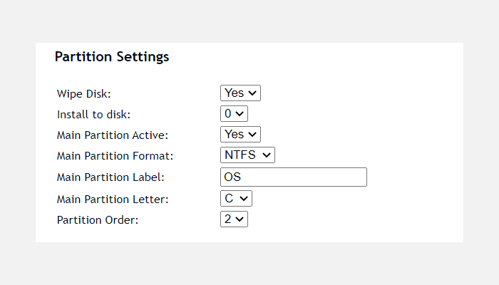 So erstellen Sie Windows 10-Installationsmedien: 3 Methoden - windows 10 unattended installation partition options