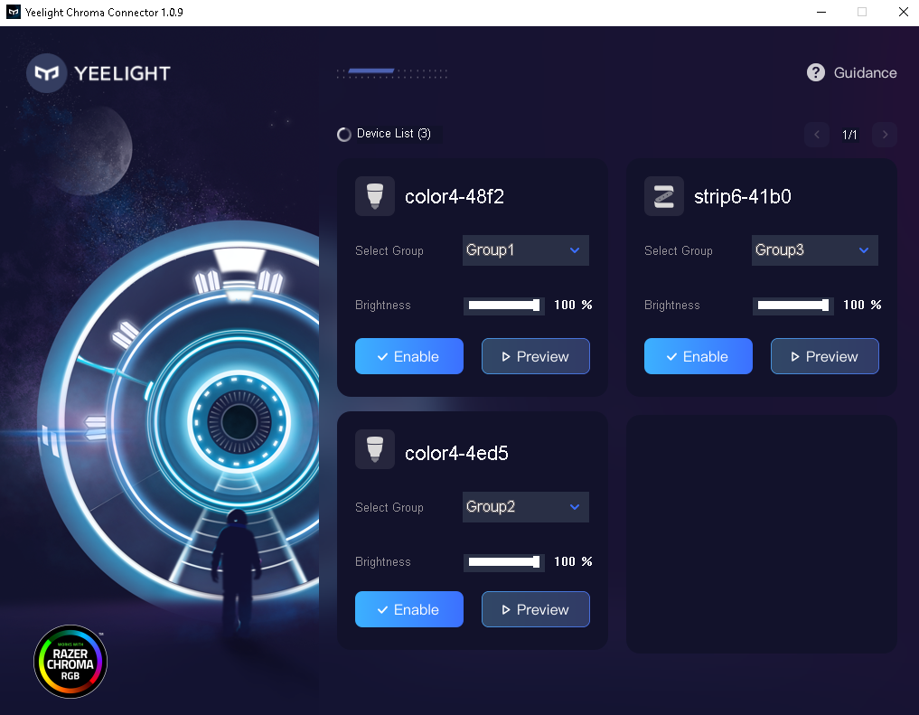 Yeelight chrome connector как подключить