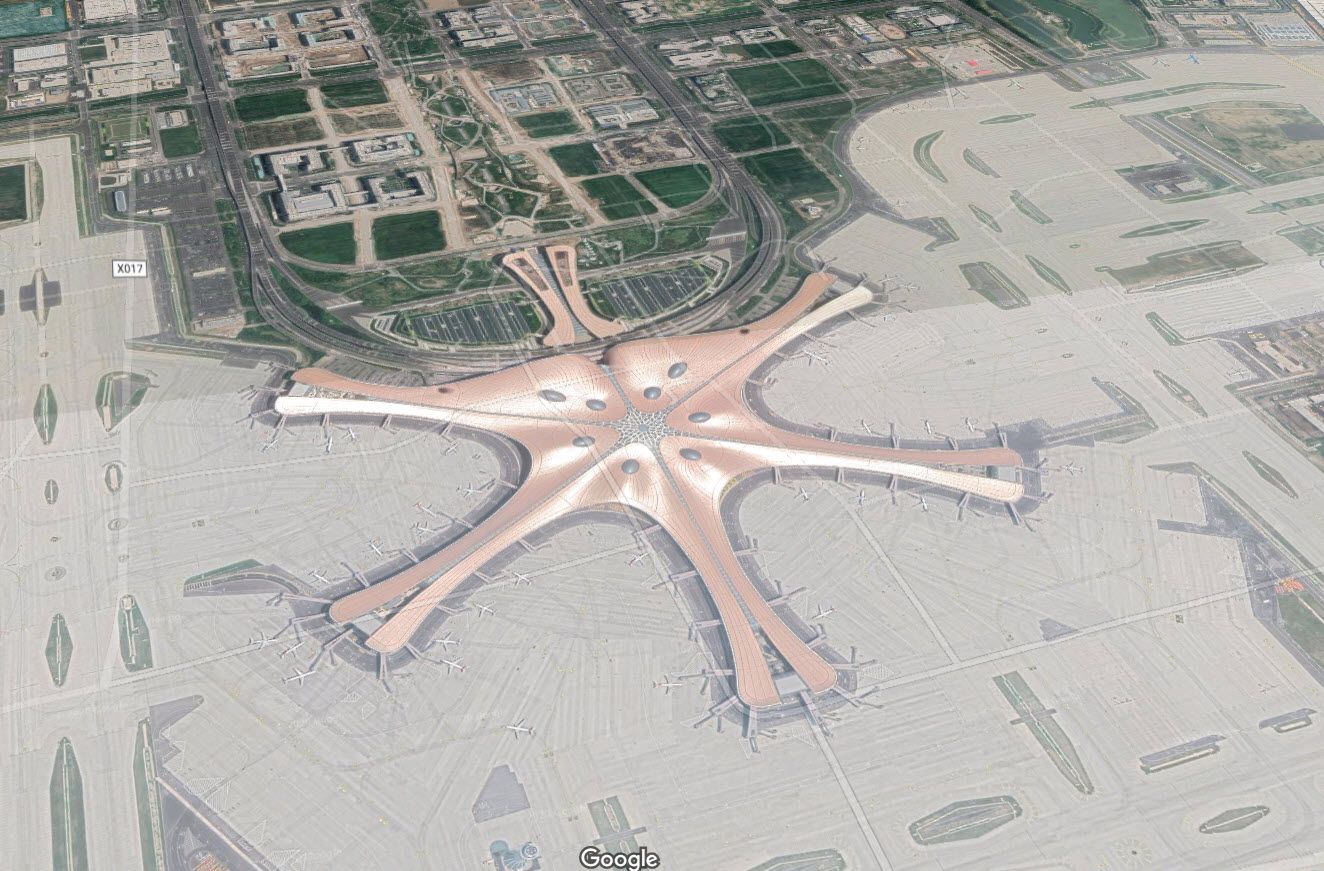 Google Maps Daxing International Airport - Esplora la Terra con la visualizzazione satellitare di Google Maps: 10 luoghi impressionanti da scoprire