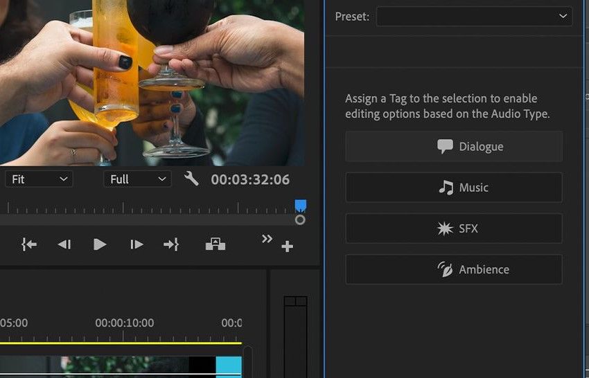 So erzielen Sie in Adobe Premiere Pro mit unverzichtbarem Sound ein besseres Audio - dialog tag essential sound