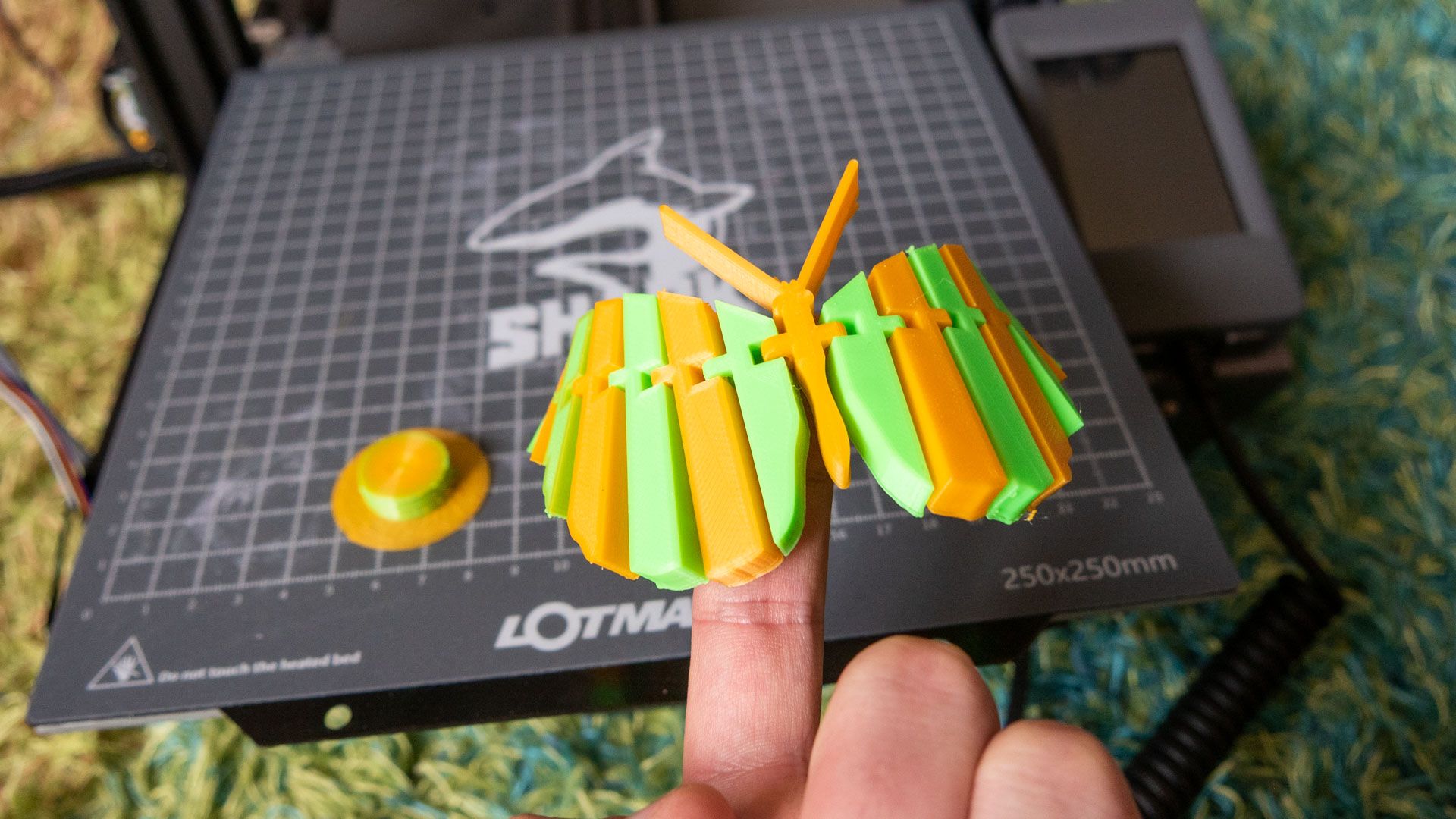 lotmaxx bicolor butterfly - Lotmaxx SC-10 Shark Review: affidabile stampante 3D per principianti, ma forse salta gli aggiornamenti