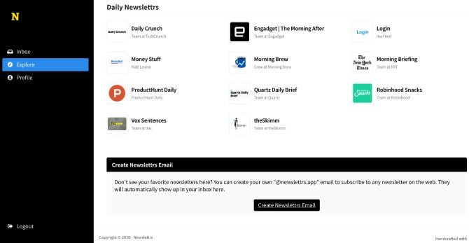 6 Nicht-E-Mail-Apps zum Lesen, Entdecken und Verwalten von Newslettern - read newsletters inbox app newslettr